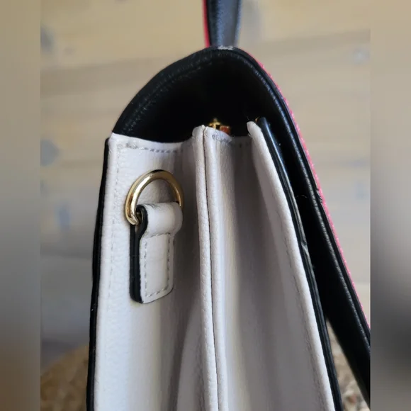 Unique Martine Sitbon "Black" Structured Colorblock Bag - Picture 7 of 14